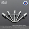 DIN7337 Aluminium steel open end CSK head blind rivet 2.4 3.0 4.0 4.8 5.0 6.0 6.4